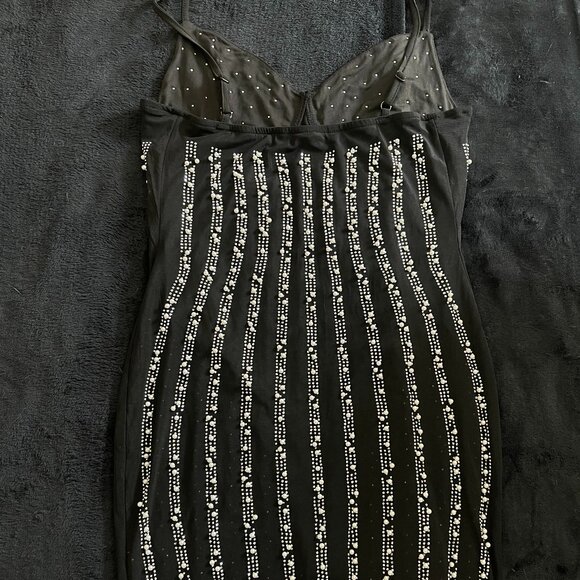 Shopdenoa Tai Limited Edition Dress | Black & Silver | M - Picture 2 of 3